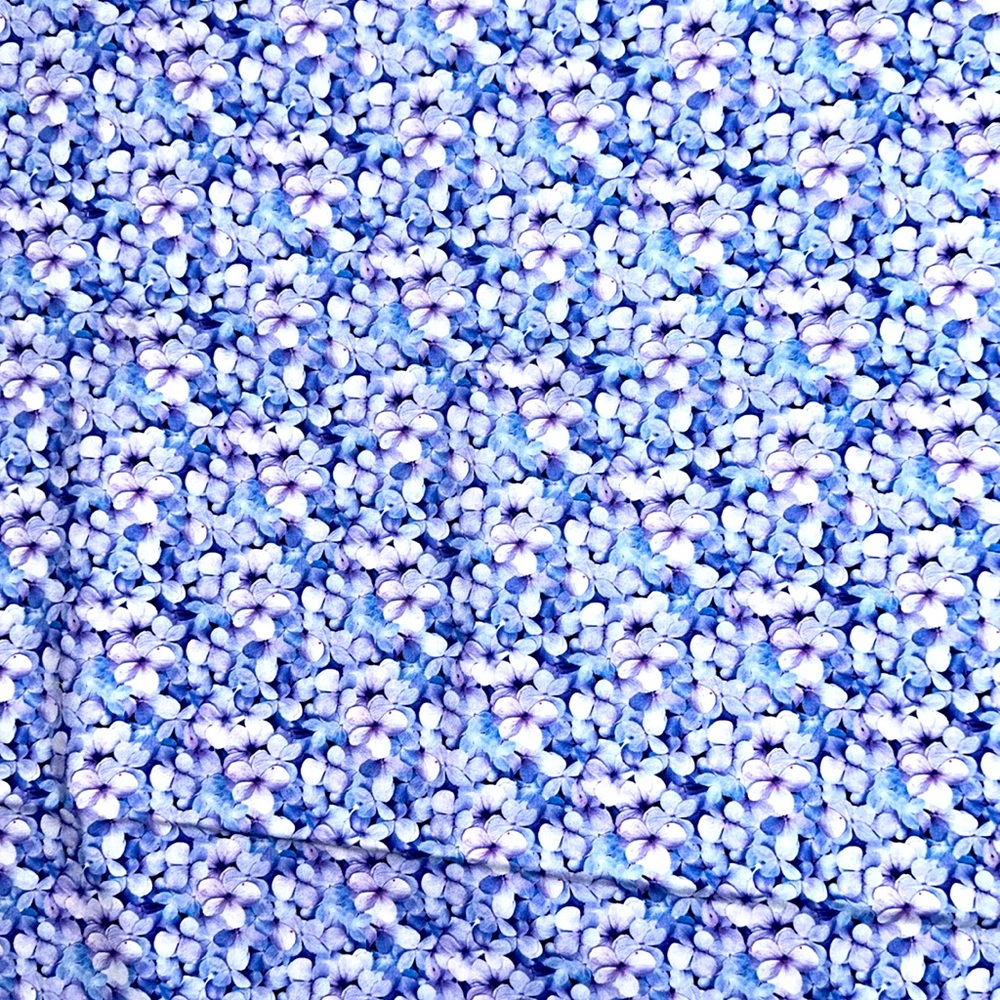 Purple Petals Quilt Cotton Fabric